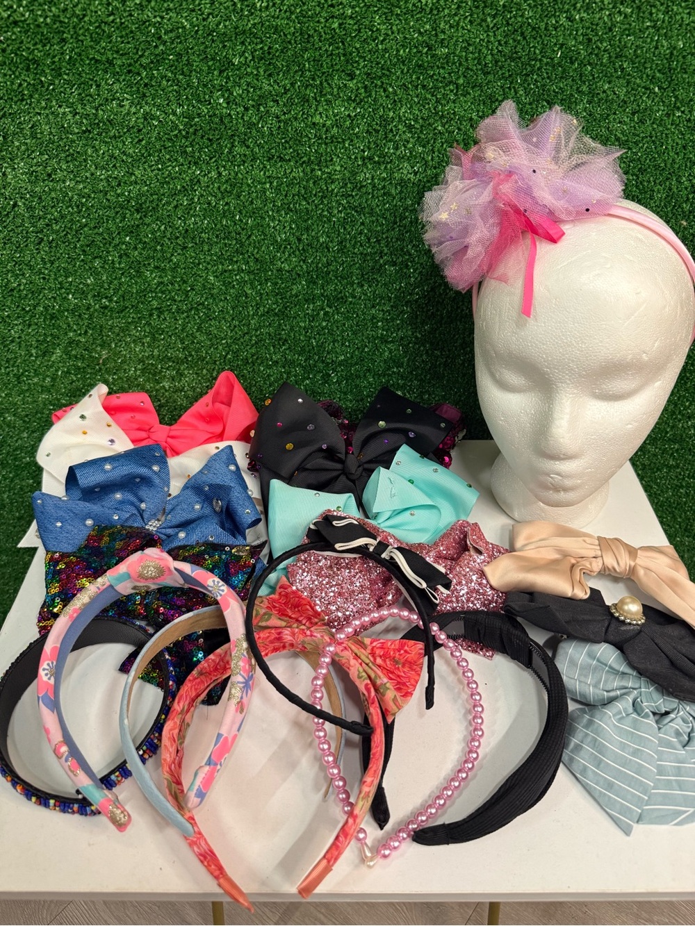 girls hair accessories lot